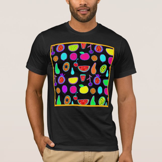 Tropical Glow Explosion T-Shirt (Front)