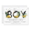 Tropical Gold Dinosaurs Baby Shower Invitation