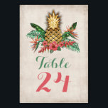 Tropical Gold glitter Pineapple table numbers<br><div class="desc">Tropical Gold glitter Pineapple table numbers
Just change the number out for each table.</div>