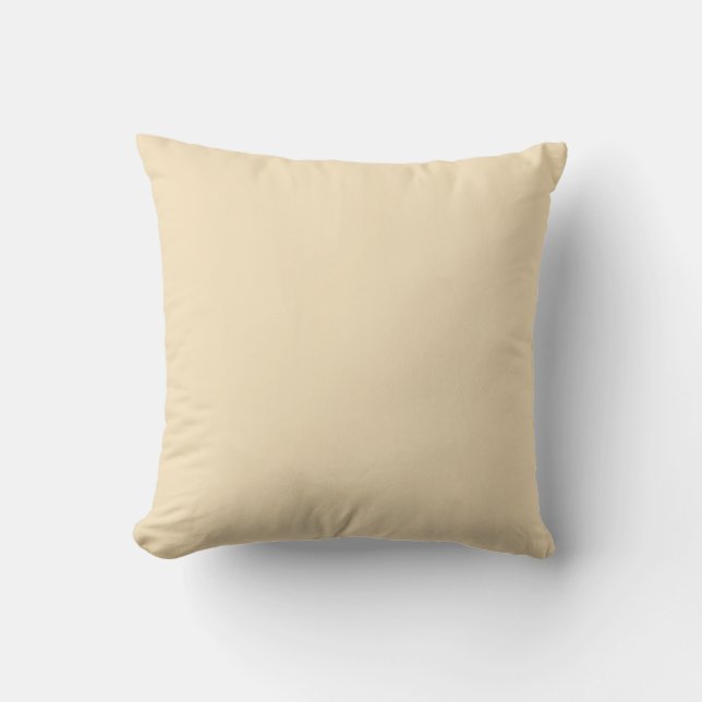 Tropical Gold Throw Pillow (Front)
