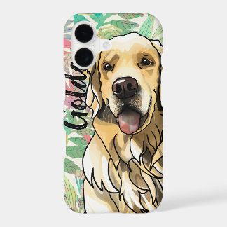 Tropical Golden Retriever (Add Pet Name)