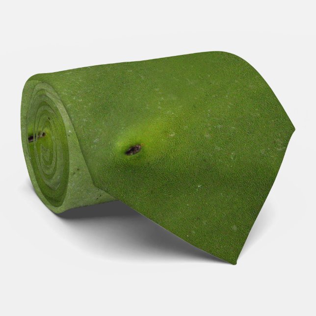 Tropical Green Cactus Photo Tie (Rolled)