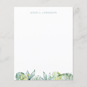 Tropical Green Nom Turquoise Papeterie