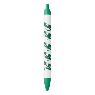 Tropical Green Palm Leaf Pen