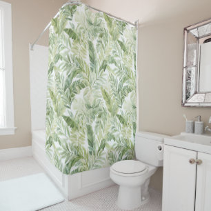Tropical Green Palm Tree Leaves