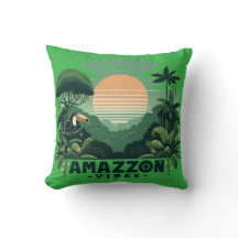 Tropical Green Retro Toucan Amazon Vibes