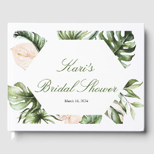 Tropical Greenery Guest Book