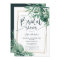 Tropical greenery palm gold script bridal shower