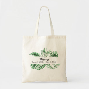 Tropical Greenery Palm Welcome Bag