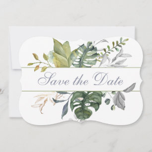 Tropical Greenery   Save the Date
