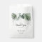 Tropical Greenery White Floral Thank You Wedding 