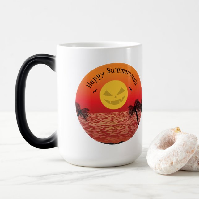 Tropical Halloween Magic Mug (With Donut)