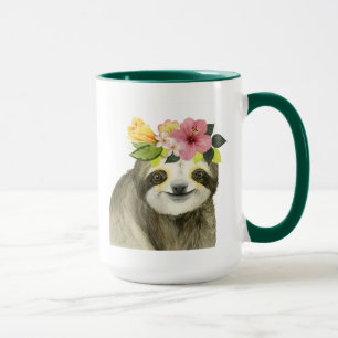 Tropical Halo Sweet Sloth Mug