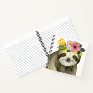 Tropical Halo   Sweet Sloth Notebook