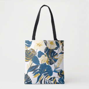 Tropical Hand Drawn: Creative Seamless Pattern Tote Bag