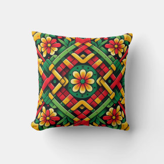 Tropical Harmony Throw Pillow