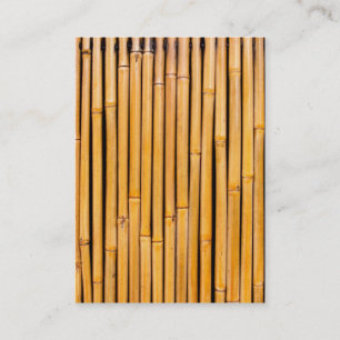 Tropical Hawaiian Bamboo Background Template Business Card