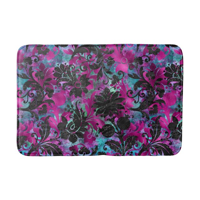 TROPICAL HAWAIIAN BRIGHT BATH MAT (Front)