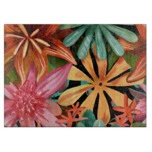 tropical/Hawaiian/floral/flower Cutting Board