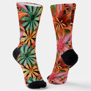 tropical/Hawaiian/floral/flower Socks