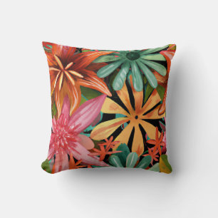tropical/Hawaiian/floral/flower Throw Pillow