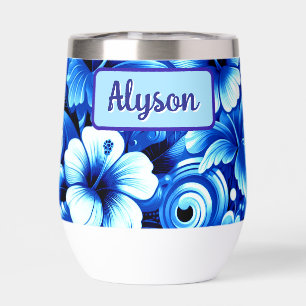 Tropical Hawaiian Flowers Hibiscus Personalized