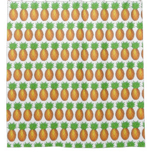 Tropical Hawaiian Island Pineapple Beach Print