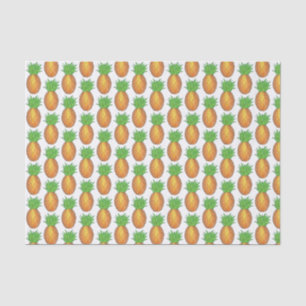 Tropical Hawaiian Island Pineapple Beach Print Tissue Paper