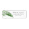 Tropical Hawaiian Leaves White Return Address