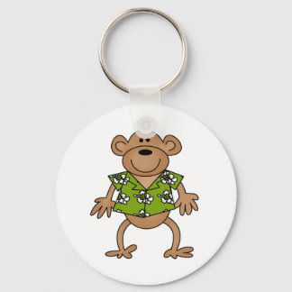 Tropical Hawaiian Monkey Keychain