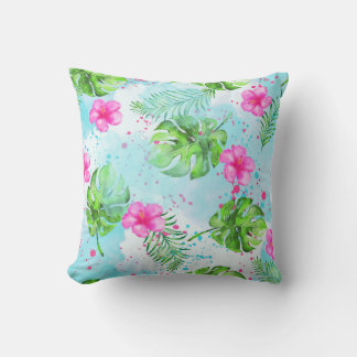 Tropical Hawaiian Pillow