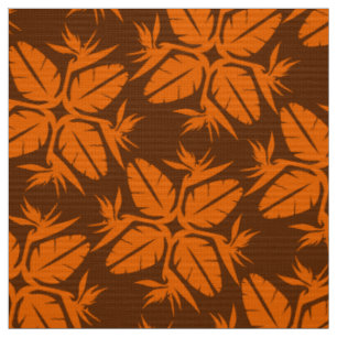 Tropical Hawaiian Quilt Pattern Bird of Paradise Fabric