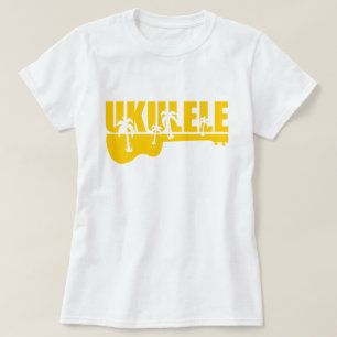 Tropical Hawaiian Uke Ukulele Design T-Shirt