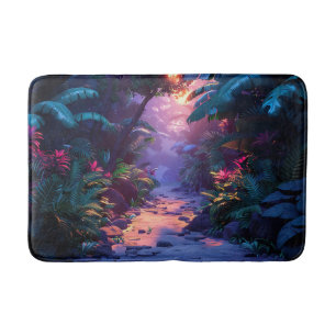 Tropical Hawaiian Walking Path Bath Mat