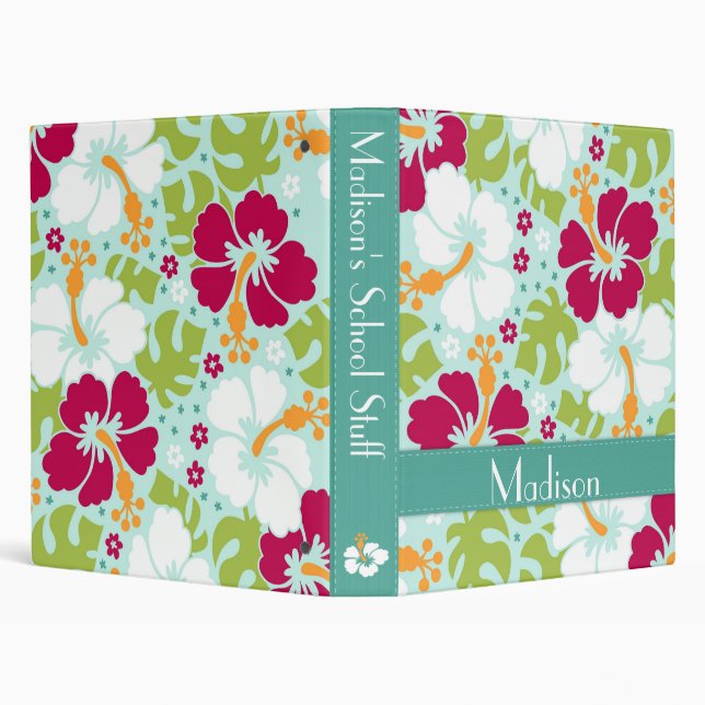 Tropical Hibiscus Binder (Background)