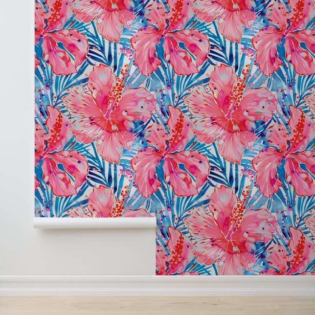 Tropical Hibiscus Breeze Wallpaper (Application)