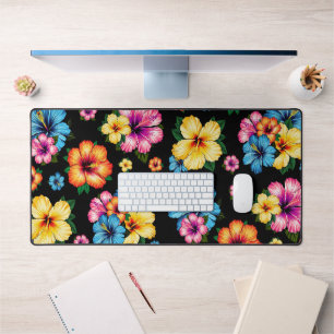 Tropical Hibiscus Desk Mat