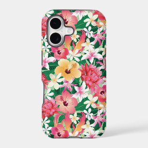 Tropical Hibiscus Floral Pattern