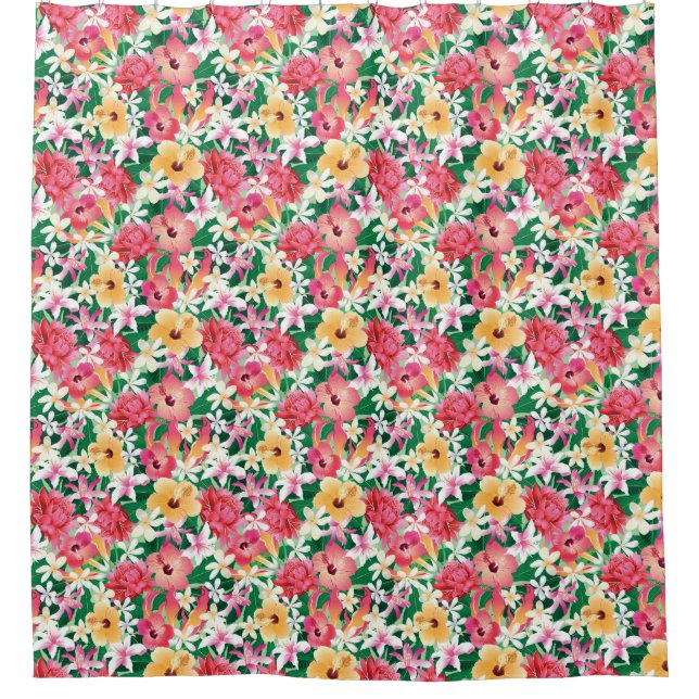 Tropical Hibiscus Floral Pattern 2 (Front)
