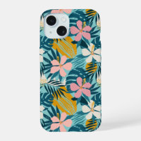 Tropical Hibiscus Floral Pattern