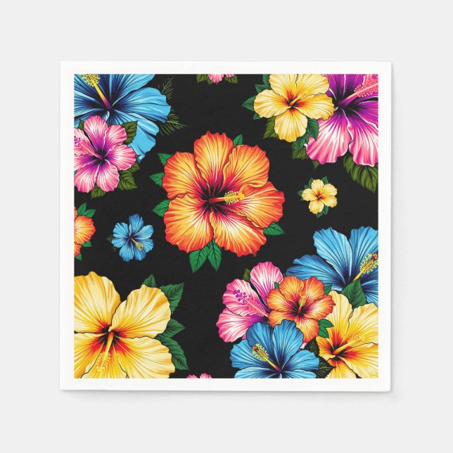 Tropical Hibiscus  Napkin (Front)