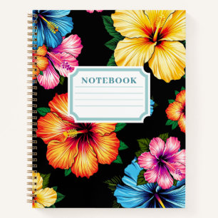 Tropical Hibiscus Notebook
