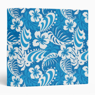 Tropical Hibiscus Pattern Binder