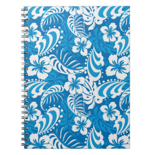 Tropical Hibiscus Pattern Notebook