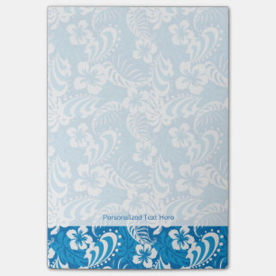 Tropical Hibiscus Pattern Post-it Notes