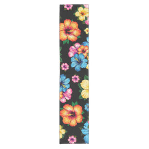 Tropical Hibiscus Short Table Runner