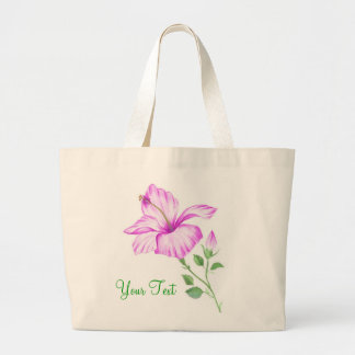 Tropical Hibiscus tote bag