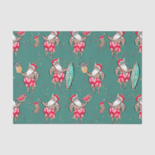 Tropical Holiday Christmas Tissue Paper