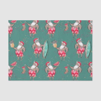 Tropical Holiday Christmas Tissue Paper