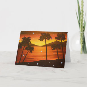 Tropical Holiday Greeting Card